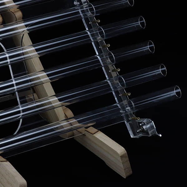 432Hz / 440Hz Hand‑made Crystal Harp with Carrying Case (SQ001)