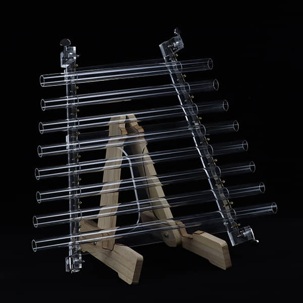 432Hz / 440Hz Hand‑made Crystal Harp with Carrying Case (SQ001)