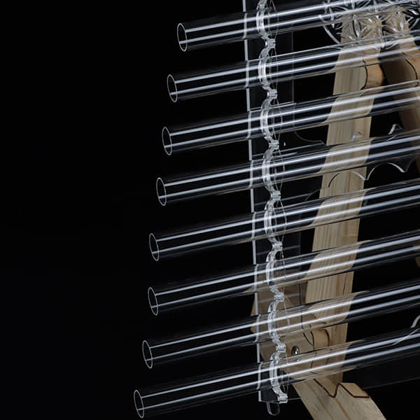 432Hz / 440Hz Hand‑made Crystal Harp with Carrying Case (SQ001)