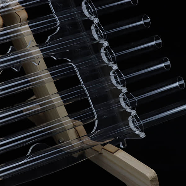 432Hz / 440Hz Hand‑made Crystal Harp with Carrying Case (SQ001)