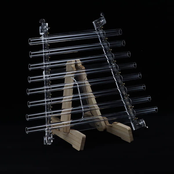432Hz / 440Hz Hand‑made Crystal Harp with Carrying Case (SQ001)