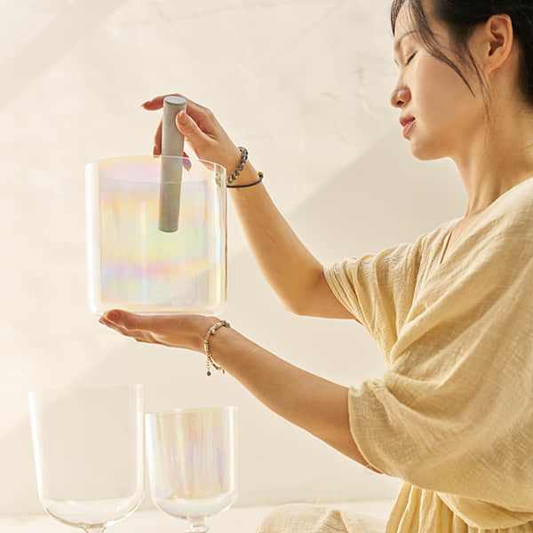 Aurora Alchemy Crystal Singing Bowl (LJG003)