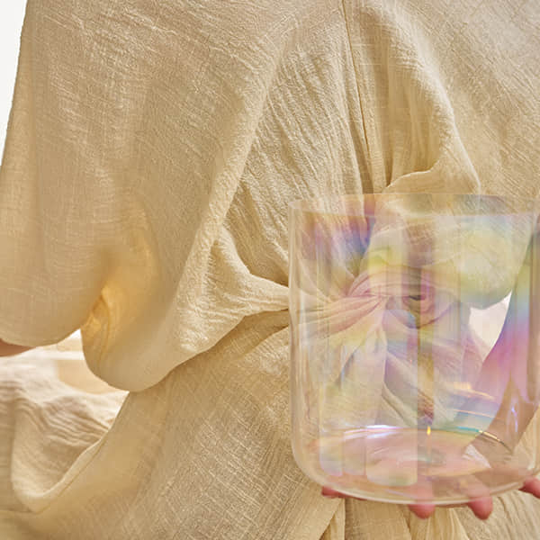Aurora Alchemy Crystal Singing Bowl (LJG003)